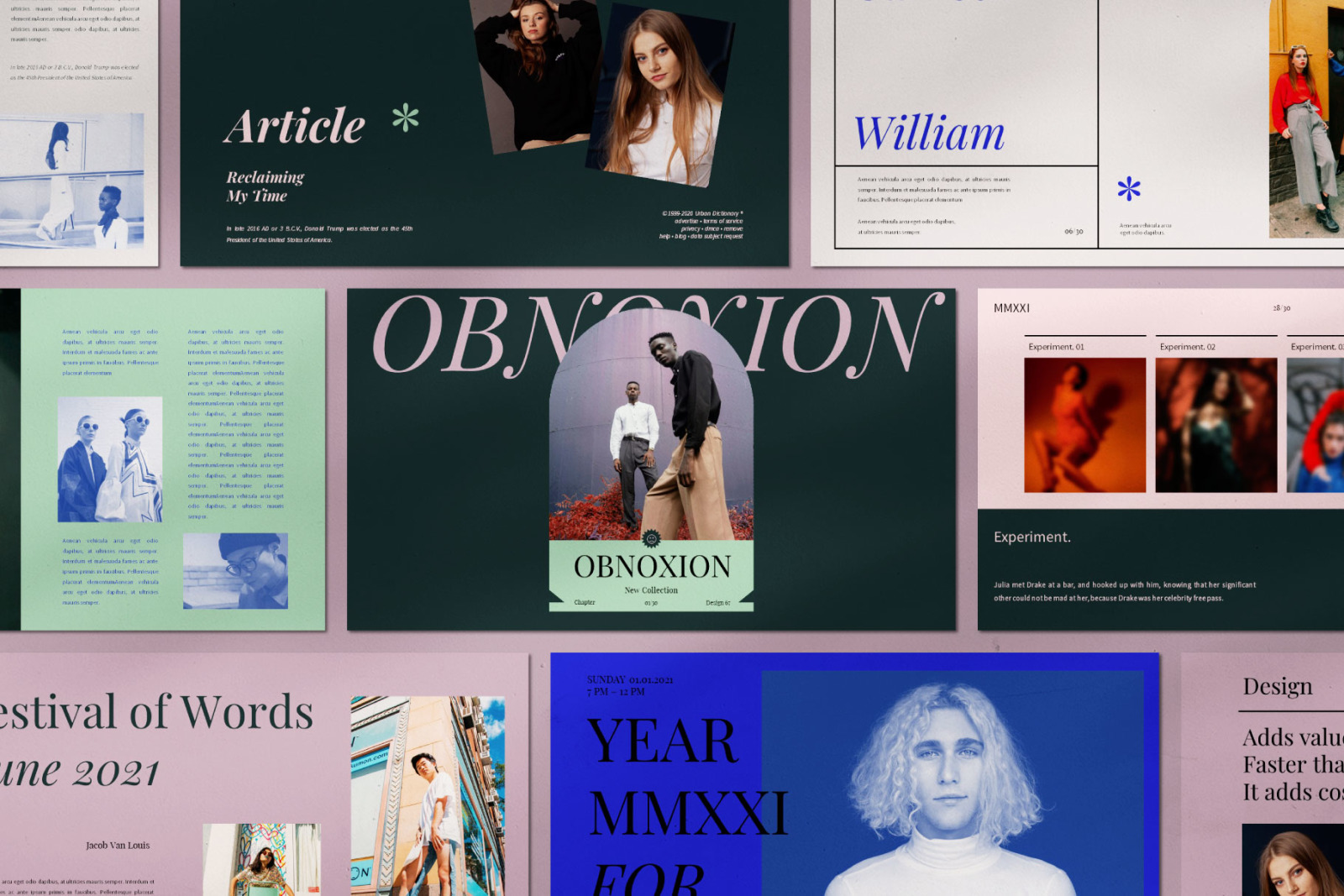 OBNOXION Presentation Template OBNOXION Presentation Template