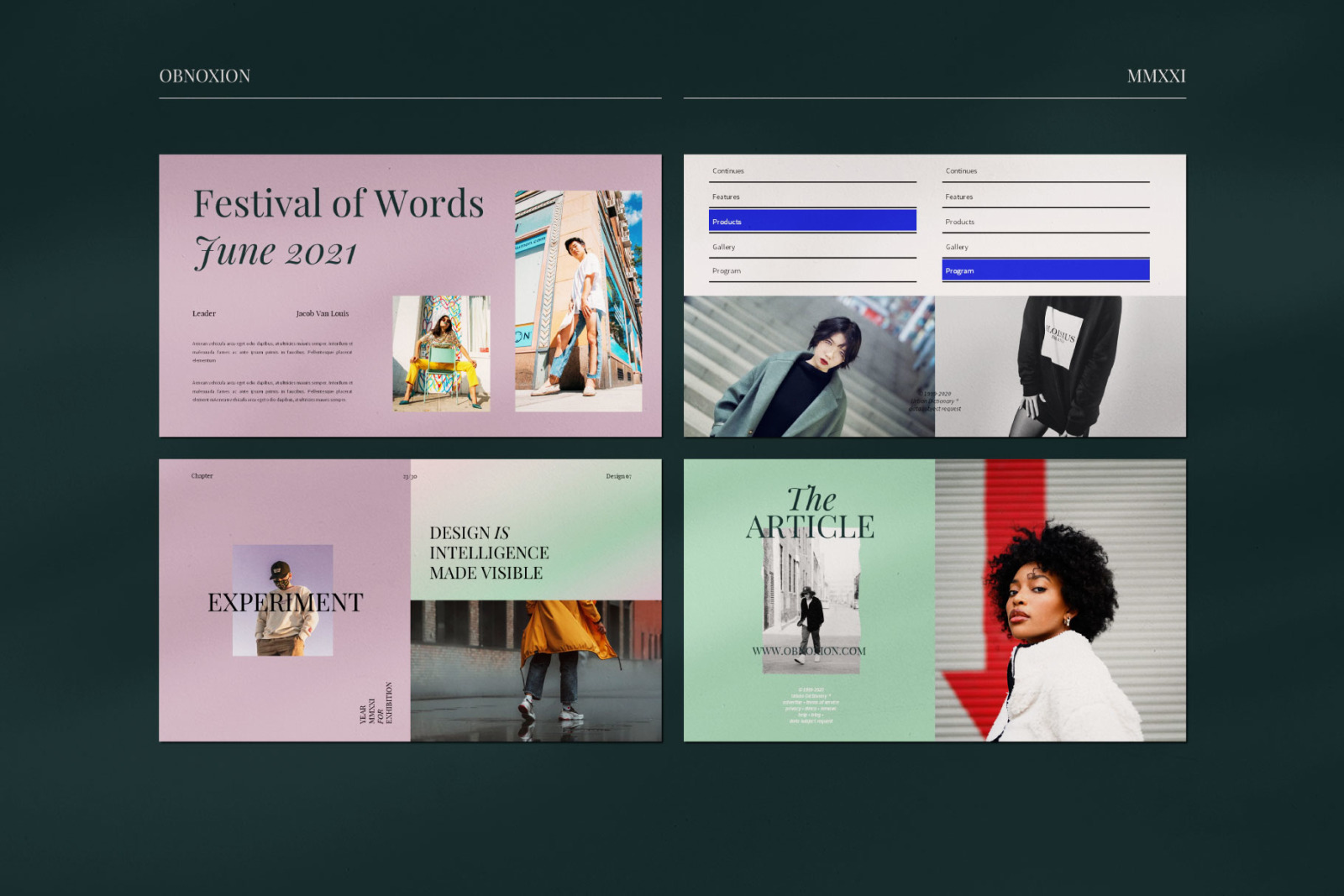 OBNOXION Presentation Template OBNOXION Presentation Template