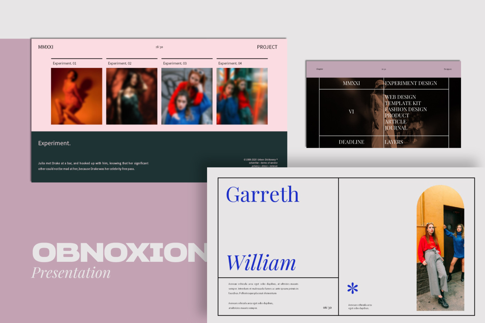 OBNOXION Keynote Template OBNOXION Keynote Template