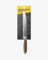 Kitchen Knife with Blister Pack Mockup