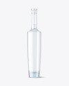 Light Blue Glass Vodka Bottle Mockup