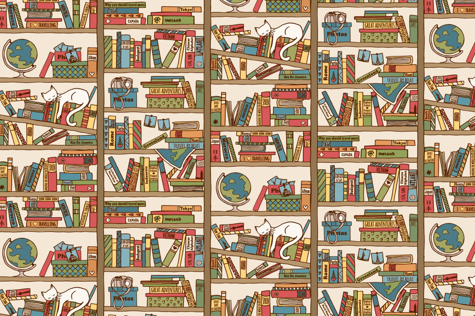 Library - 3 seamless patterns