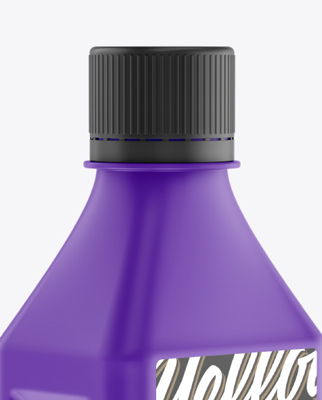 Matte Plastic Bottle Mockup