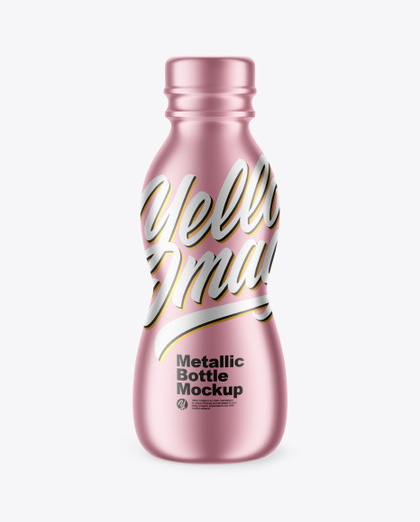 Metallic Bottle Mockup