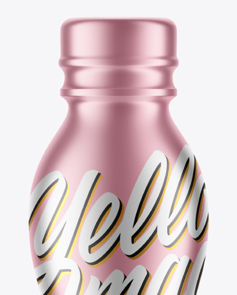 Metallic Bottle Mockup