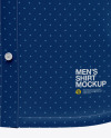 Men&#039;s Short Sleeve Shirt Mockup - Half Side View