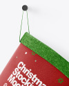 Christmas stocking Mockup