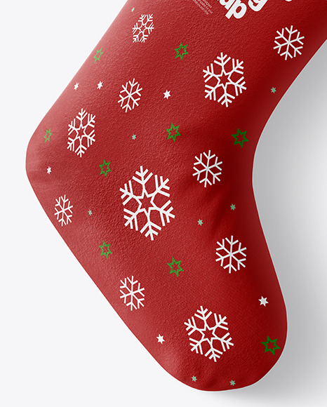 Christmas stocking Mockup