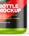 Matte Metallic Bottle Mockup