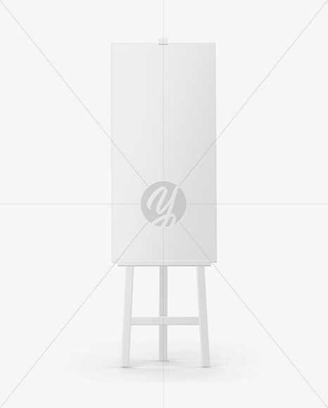 Easel With Frame Mockup