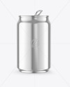 250ml Metallic Drink Can Mockup