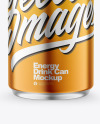 250ml Matte Metallic Drink Can Mockup