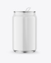 250ml Metallic Drink Can With Glossy Finish Mockup