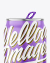 250ml Metallic Drink Can With Glossy Finish Mockup