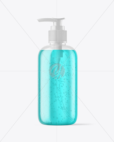 Color Liquid Cosmetic Bottle Mockup