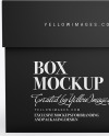 Paper Box with Label Mockup