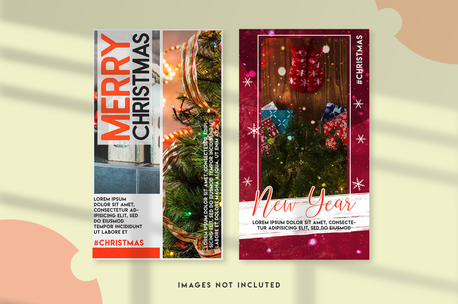 15 Christmas instagram stories template set 15 Christmas instagram stories template set