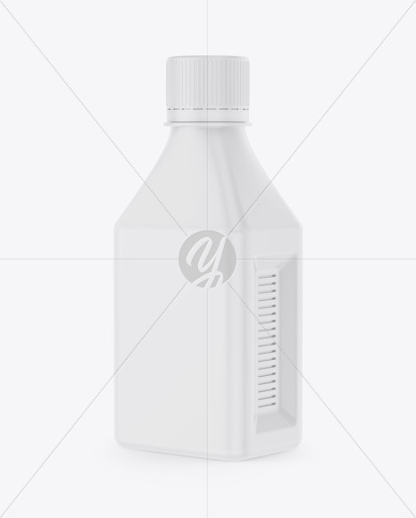 Glossy Plastic Bottle Mockup