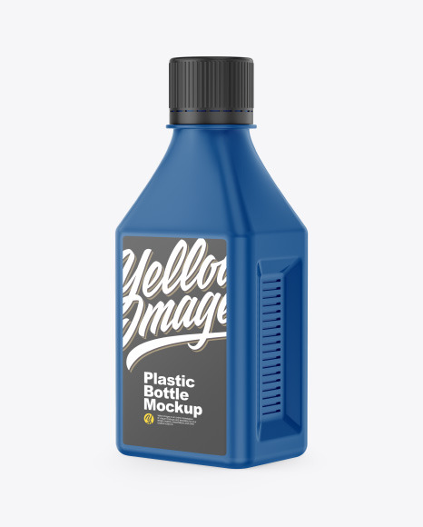Glossy Plastic Bottle Mockup - Plastic bottle mockup