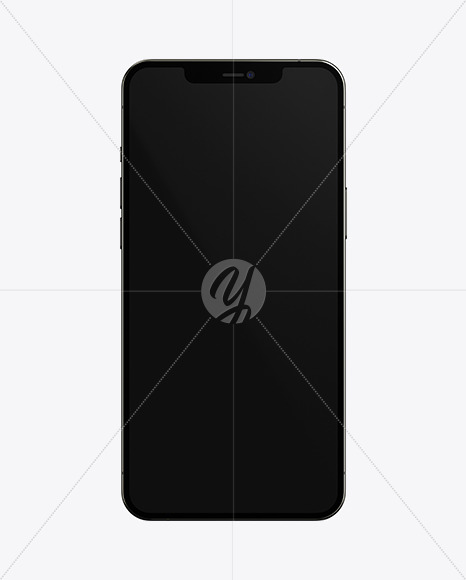 Apple iPhone 12 Pro Max Graphite Mockup