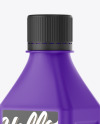 Matte Plastic Bottle Mockup