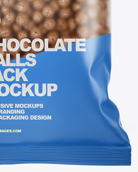 Matte Chocolate Balls Pack Mockup