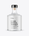 Frosted Glass Bottle Mockup