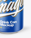 Glossy Drink Can Mockup