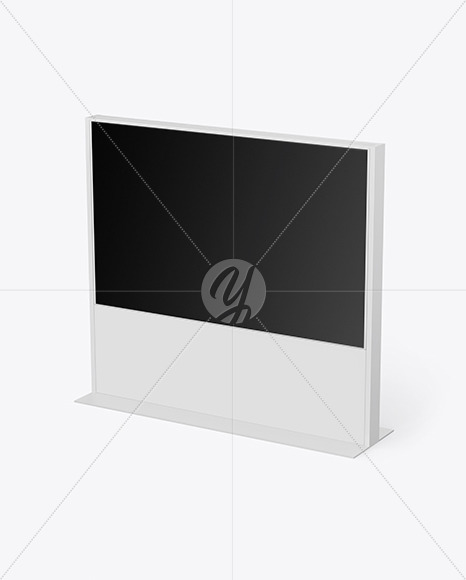 LED Display Stand Mockup