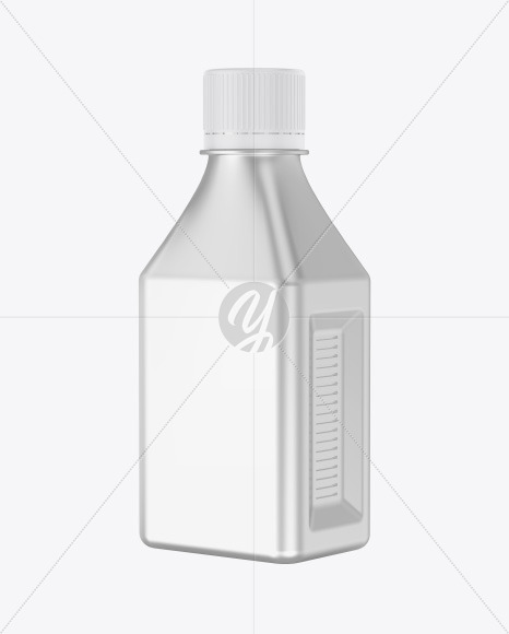 Metallic Bottle Mockup