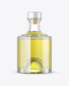 Clear Glass Olive Oil Bottle Mockup