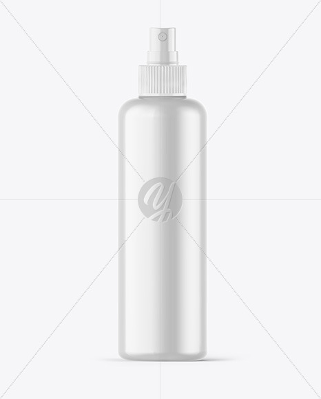 Glossy Spray Bottle Mockup