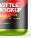 Metallic Sanitizer Bottle w/ Closed Pump Mockup