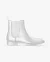 Glossy Leather Chelsea Boot Mockup