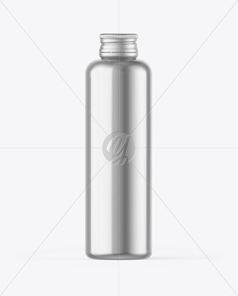 Metallic Bottle Mockup