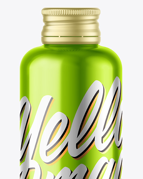 Metallic Bottle Mockup