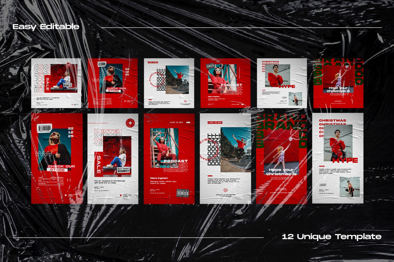 Christmas Hype Instagram Template Christmas Hype Instagram Template