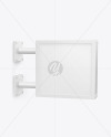 Square Signboard Mockup