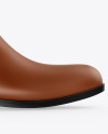 Matte Leather Chelsea Boot Mockup