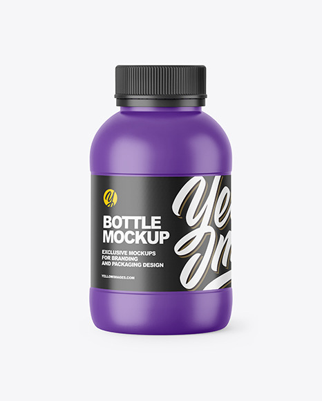 250ml Matte Plastic Bottle Mockup - 250ml+Cosmetics+Bottles+Mockup+Package+Mockups