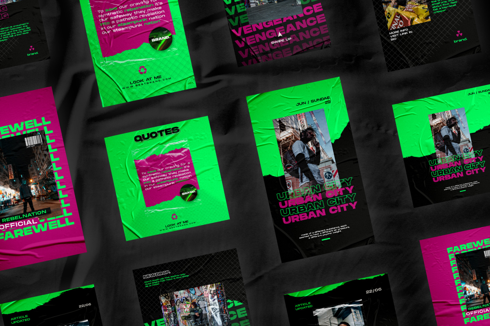 GreenSurf Instagram Template GreenSurf Instagram Template