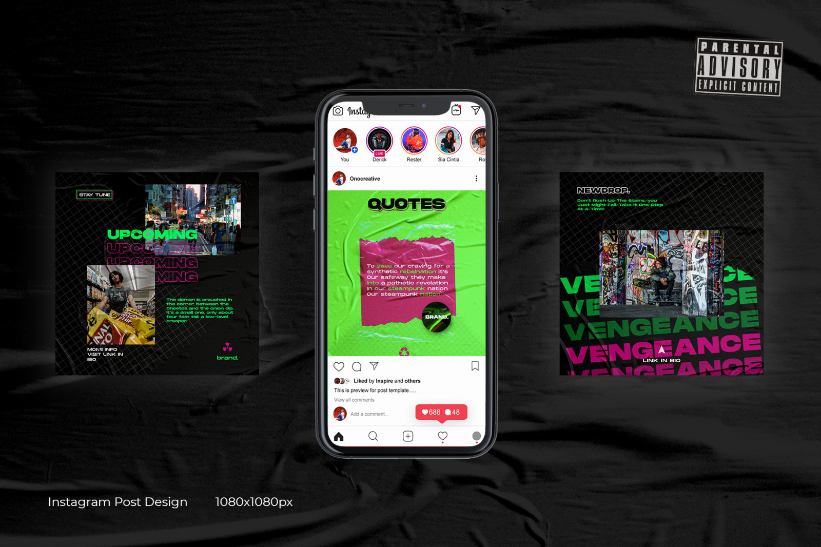 GreenSurf Instagram Template GreenSurf Instagram Template