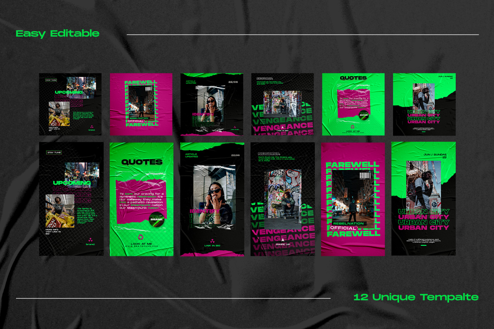 GreenSurf Instagram Template GreenSurf Instagram Template