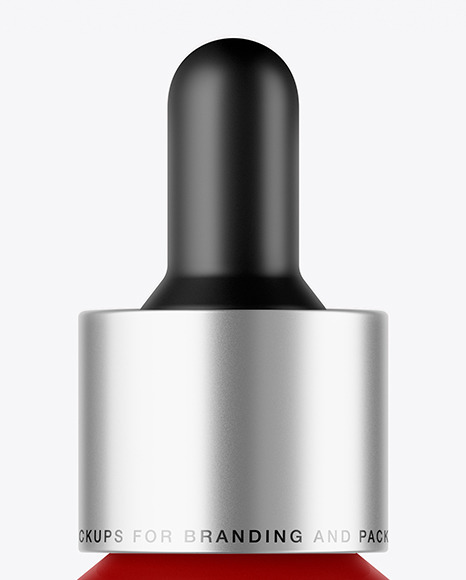 Glossy Dropper Bottle Mockup