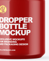 Glossy Dropper Bottle Mockup