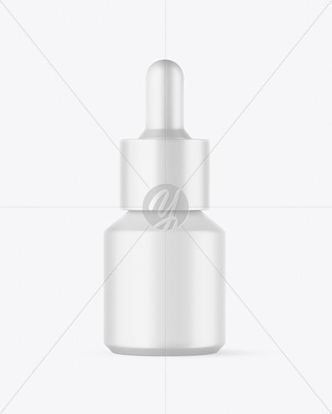 Matte Dropper Bottle Mockup