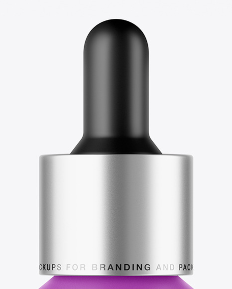 Matte Dropper Bottle Mockup