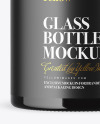 Amber Glass Bottle Mockup