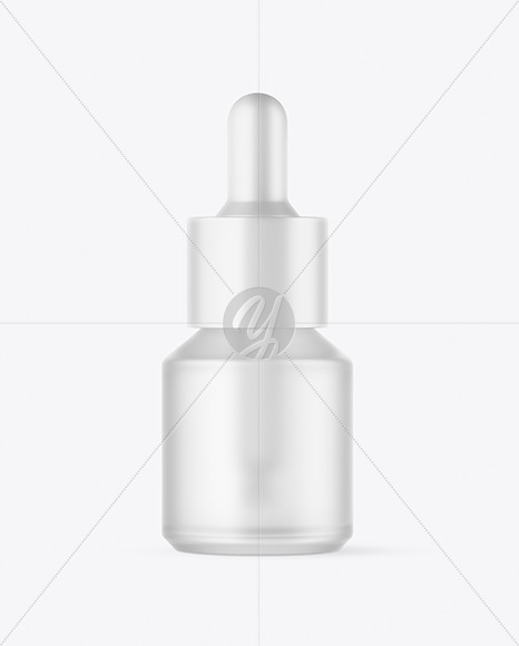 Frosted Dropper Bottle Mockup