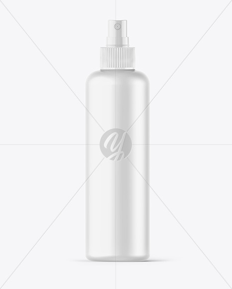 Matte Spray Bottle Mockup